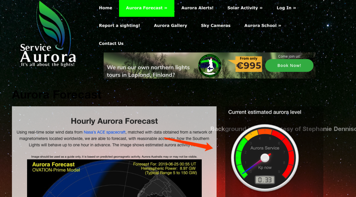 Aurora-Service——极光预警网站